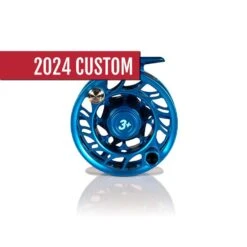 Hatch - Iconic Fly Reel - 2024 Custom Kaiju Blue Reel